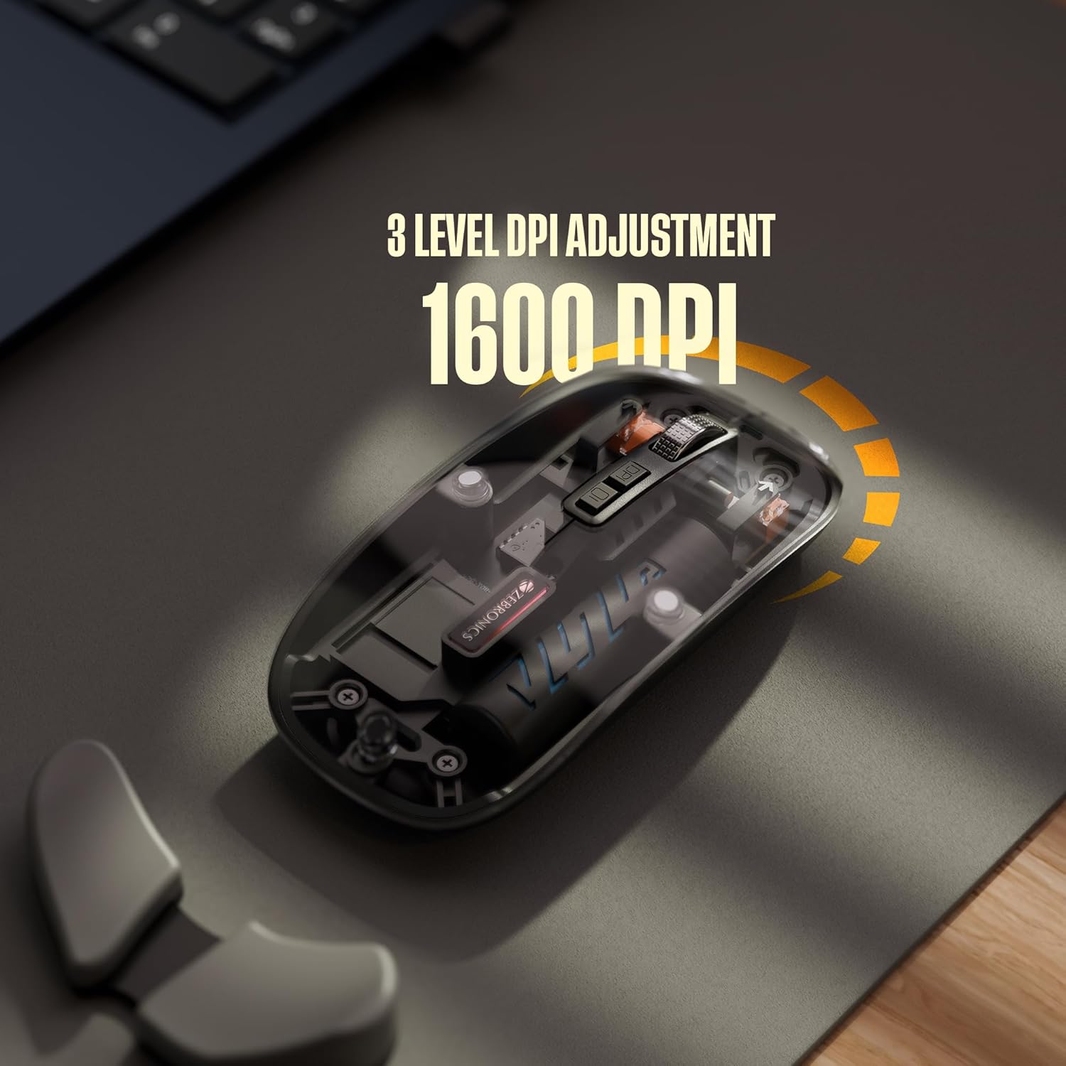 ZEBRONICS Glassy 10 Wireless Mouse