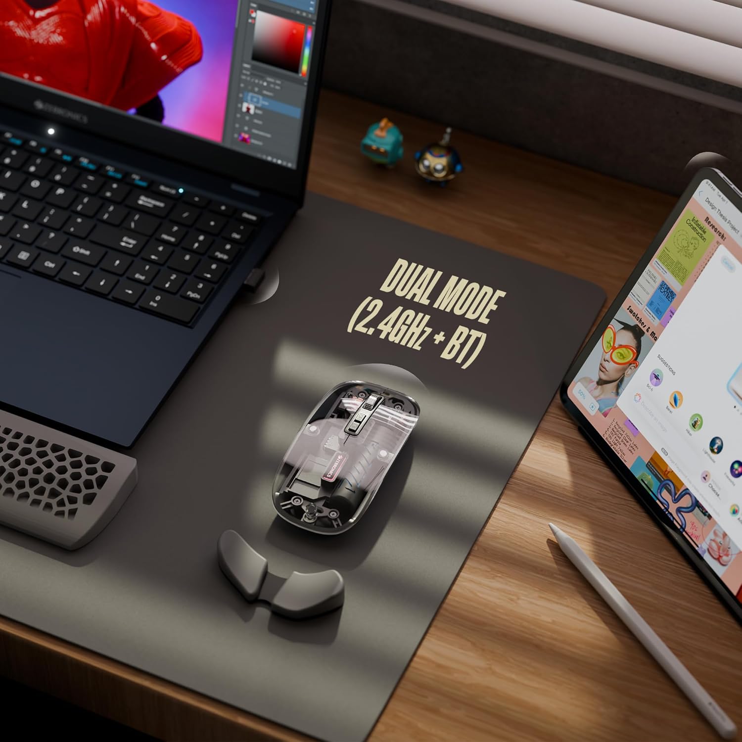 ZEBRONICS Glassy 10 Wireless Mouse