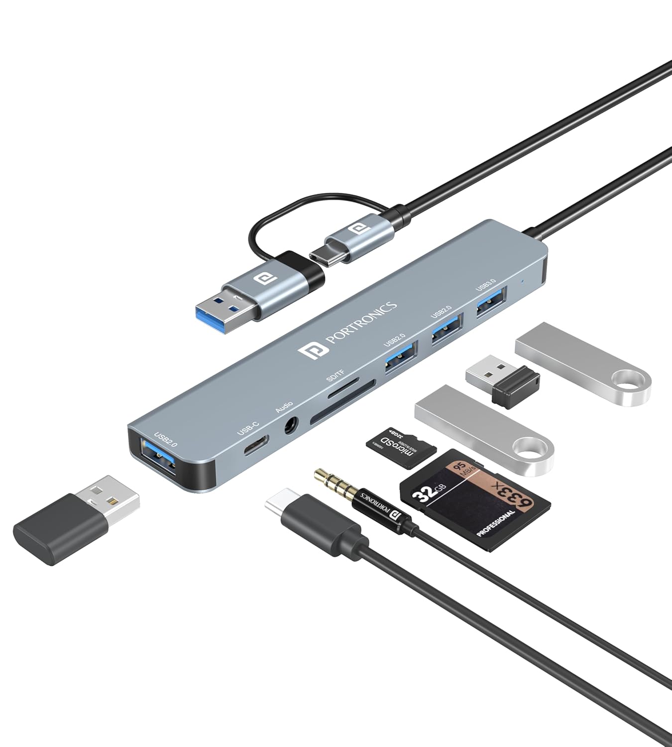 Portronics Mport 11 USB C Docking Station