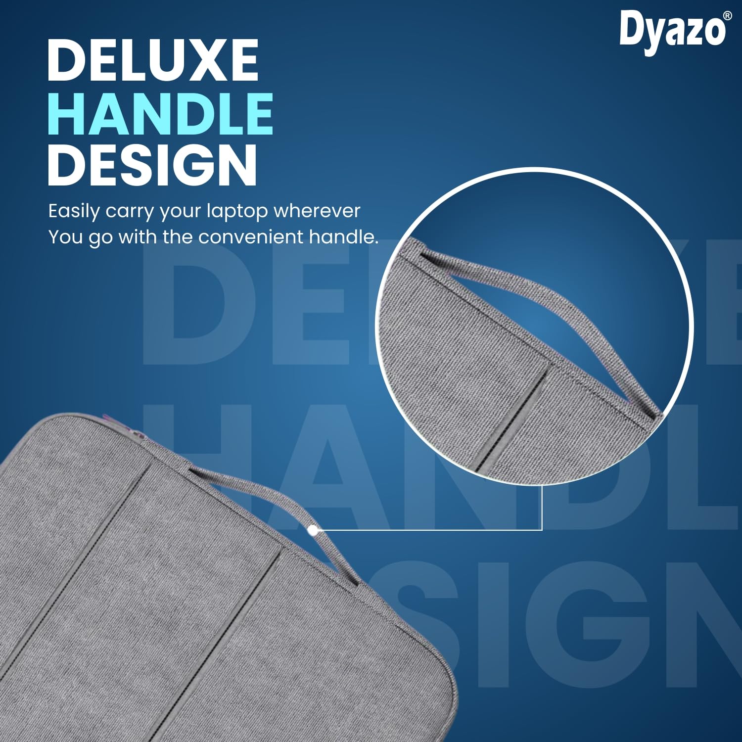 Dyazo Water Resistant Laptop Sleeve Case with Handle 15–15.6 Inch